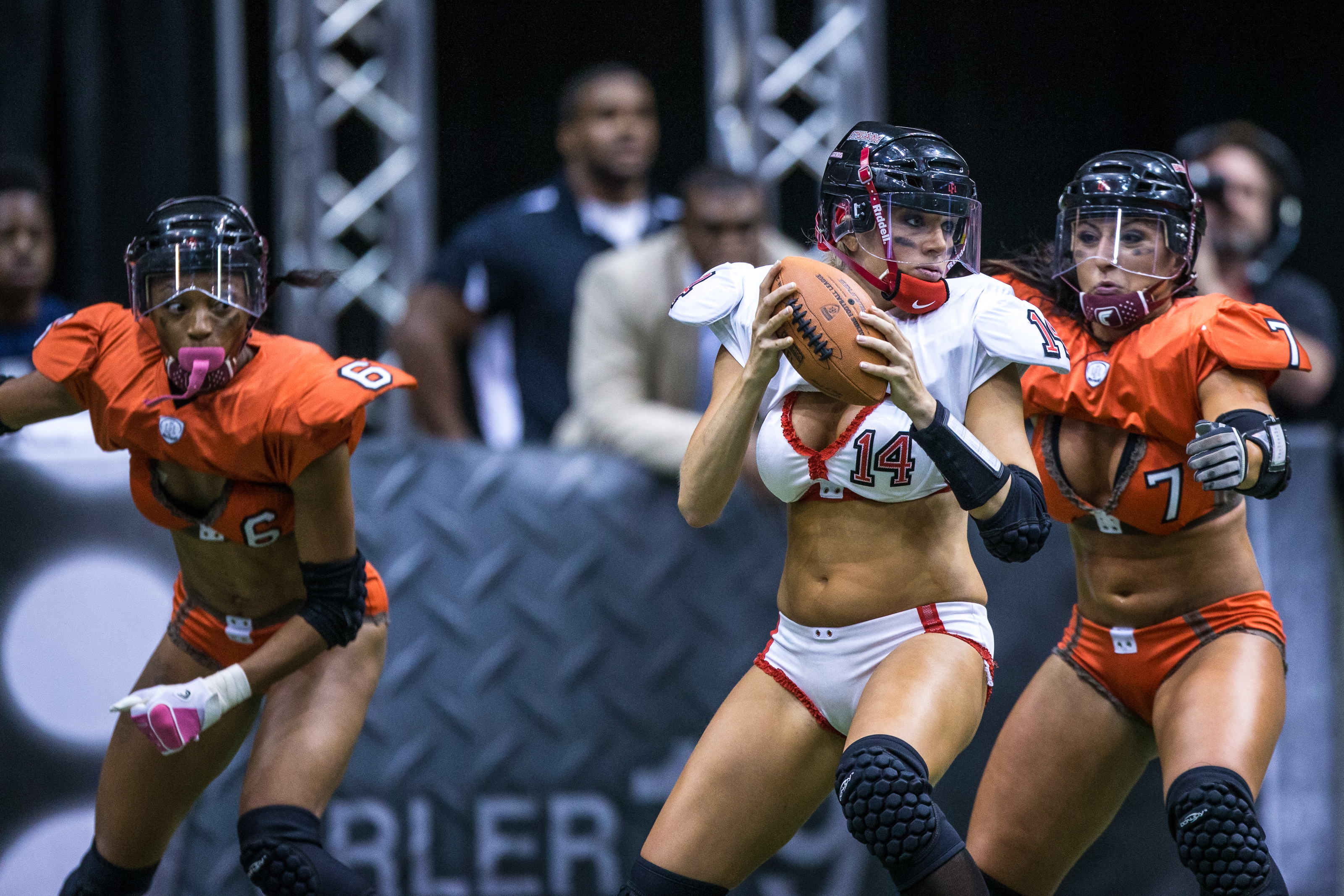The players of Legends Football League (image courtesy of Triple PR Press K...